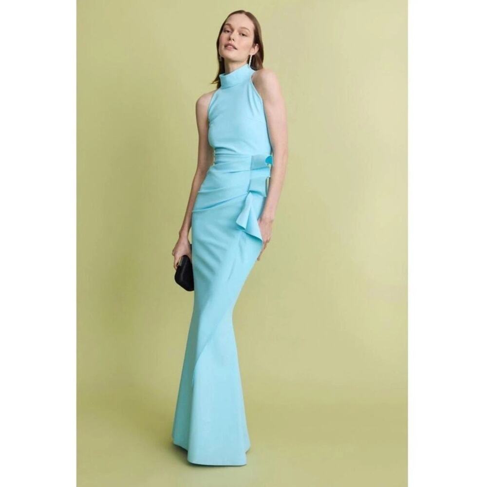 Chiara Boni La Petite Robe Gudrum Maxi Dress SIZE US 10- IT 46